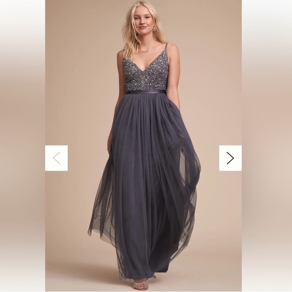 Adrianna Papell Dresses & Skirts - NWT BHLDN Avery beaded evening dress